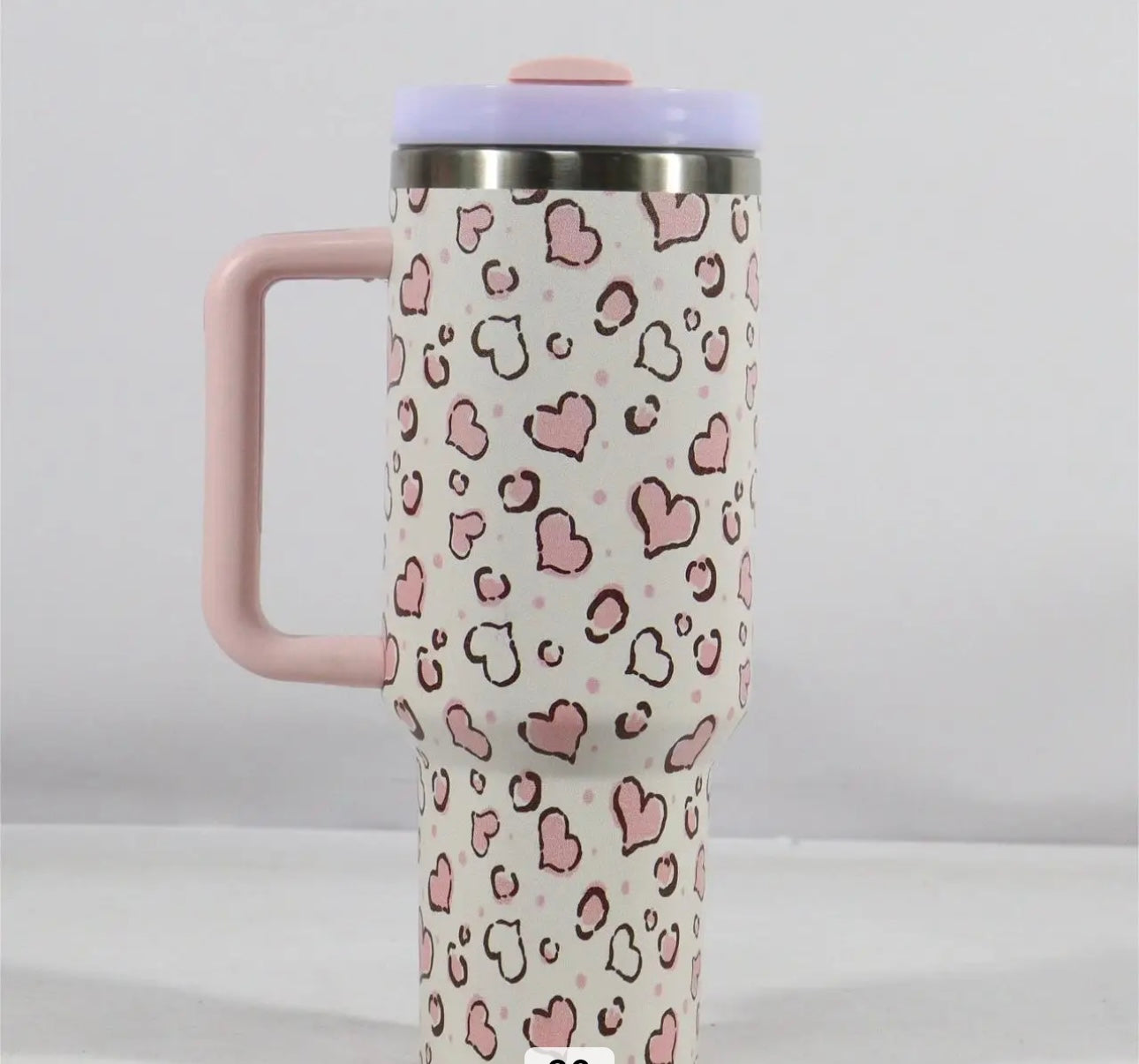 Cheetah Heart Tumbler