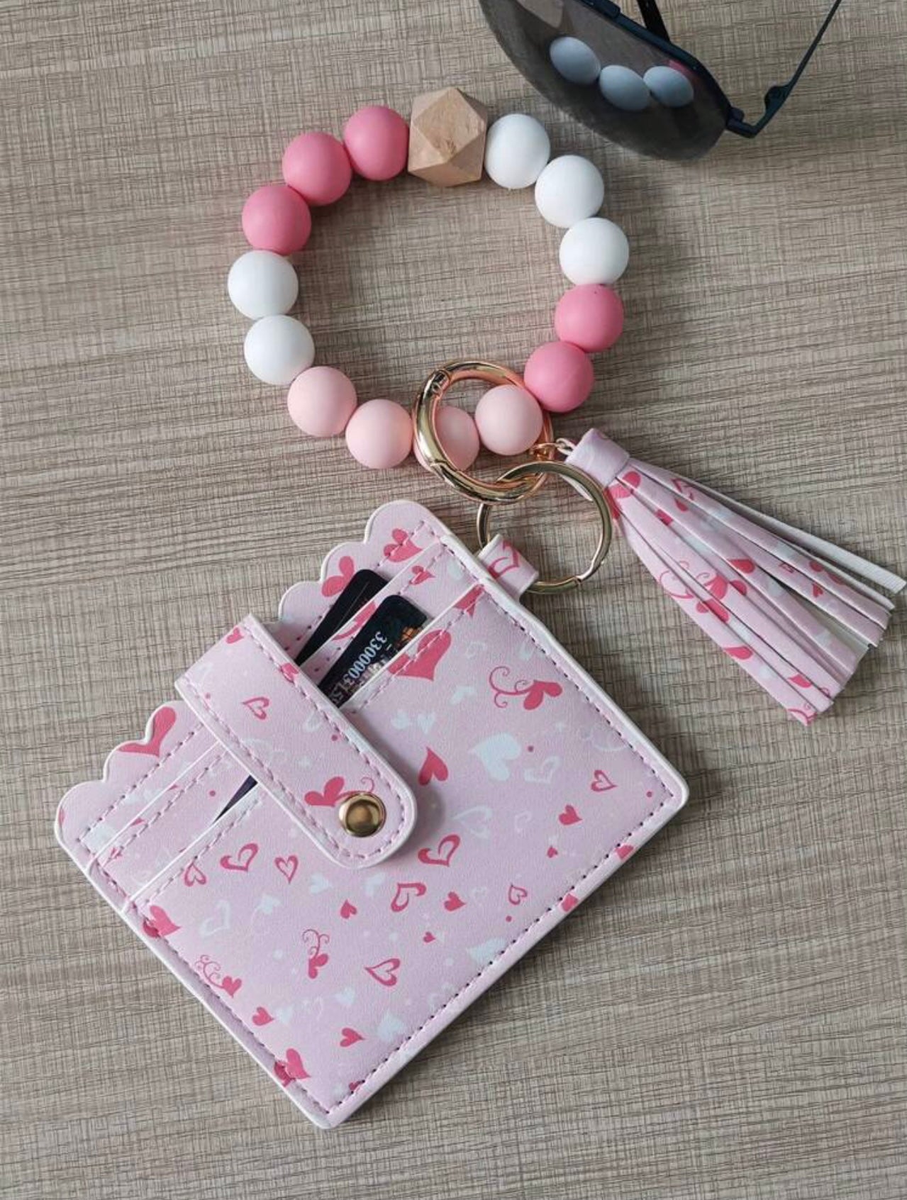 Sweetheart wristlet with Wallet