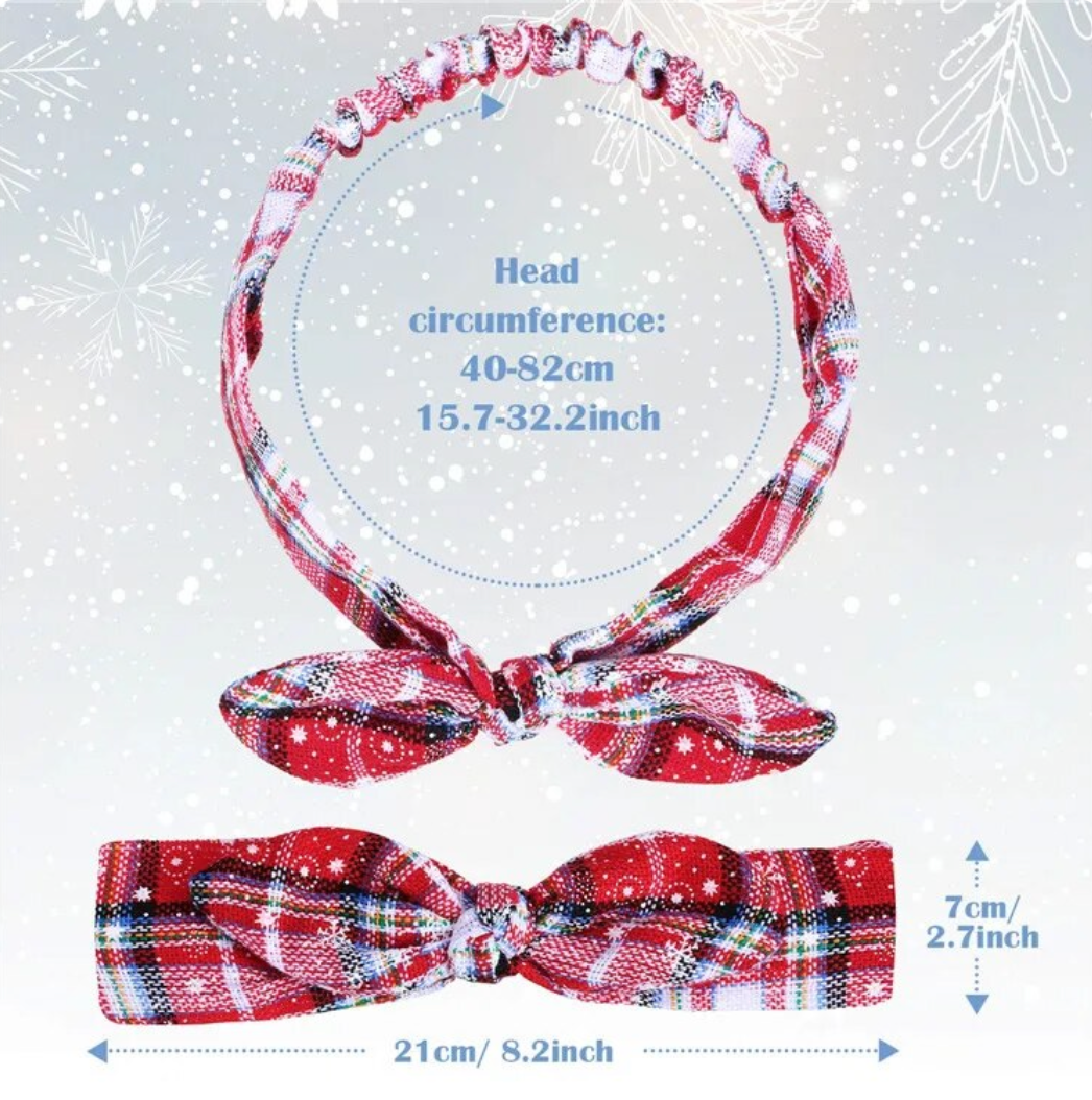 Christmas Headbands with FREE Bracelet