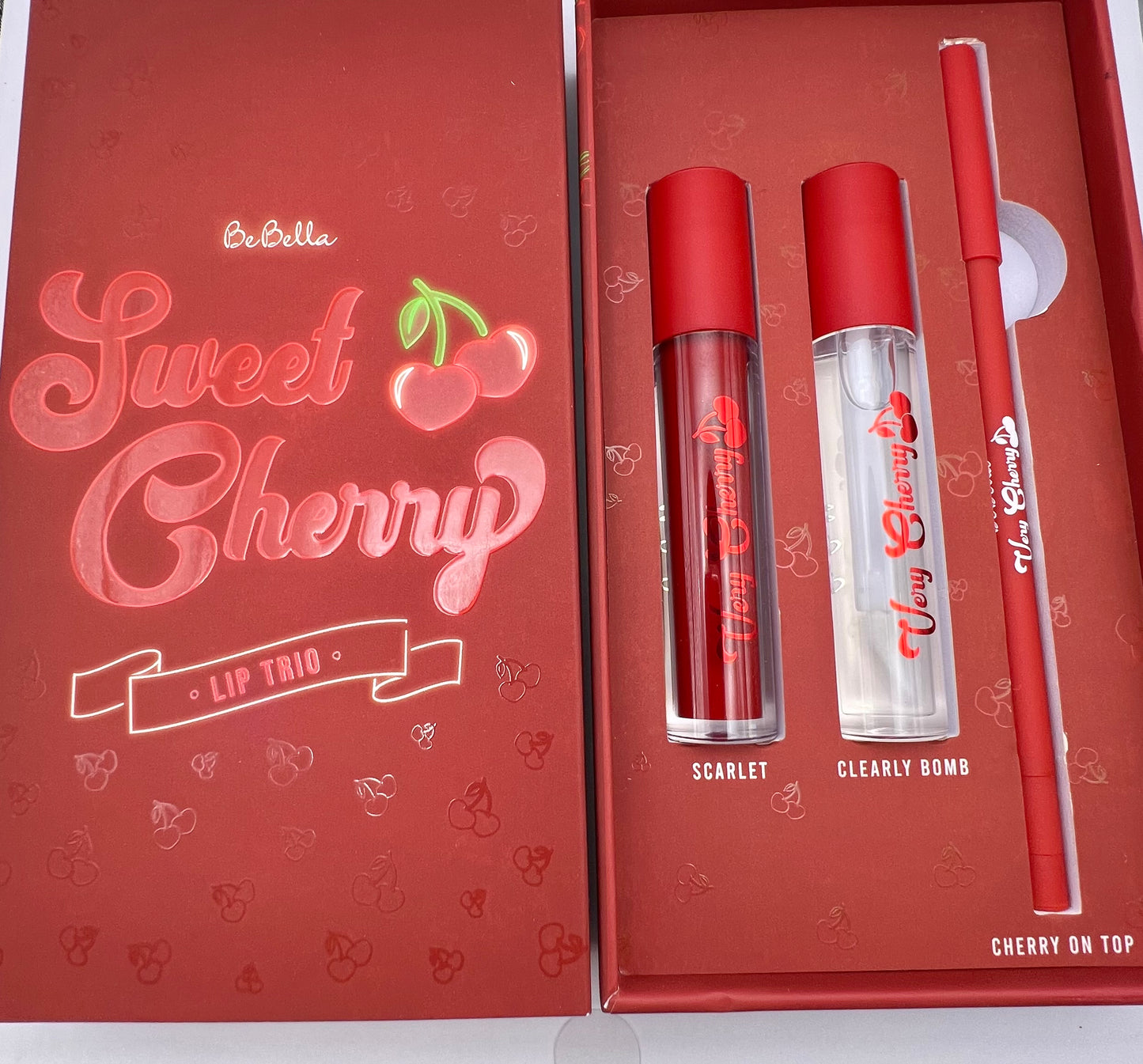 BeBella Sweet Cherry Lip Trio Kit