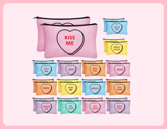 Valentine's Day Makeup Bags