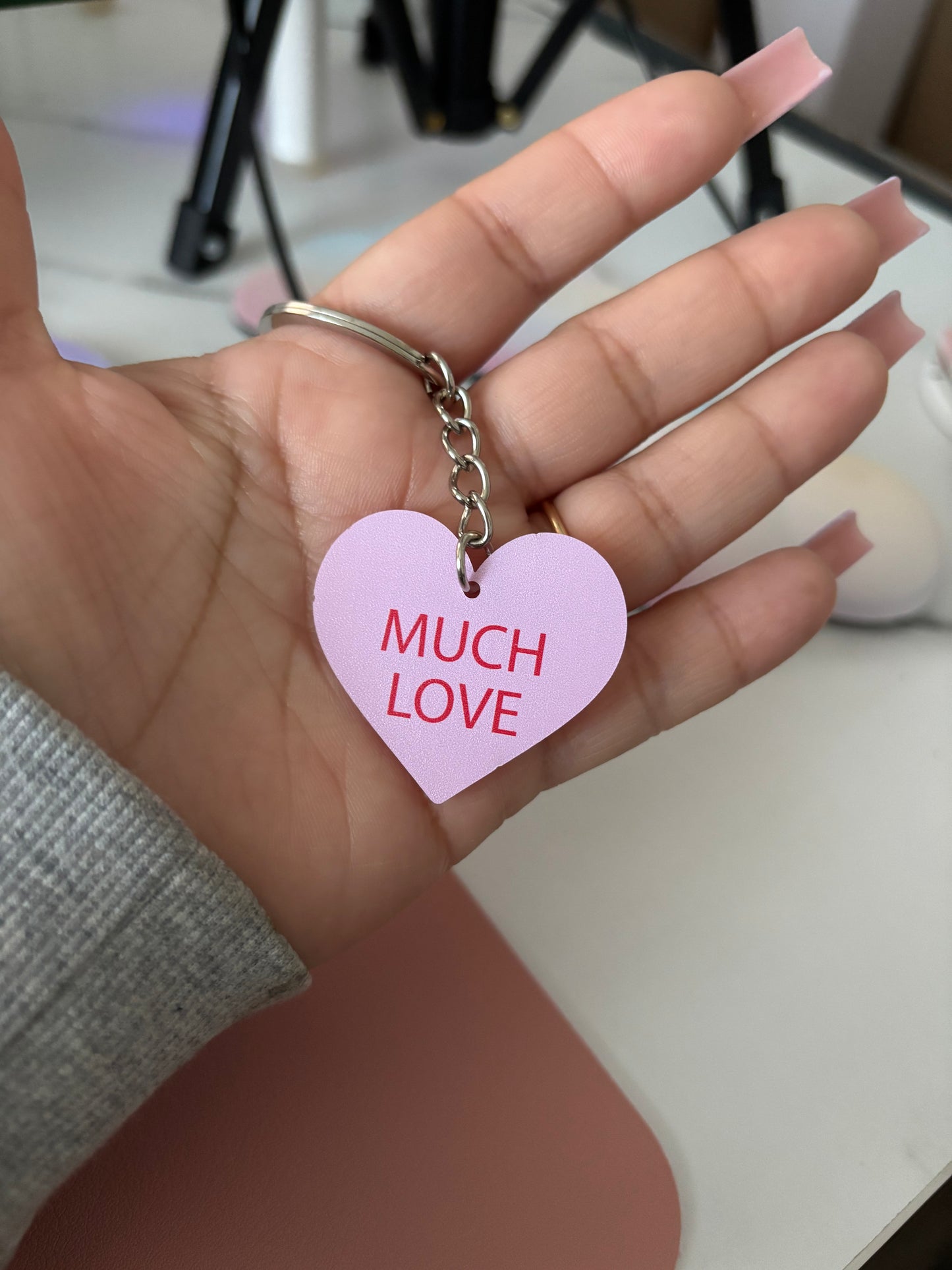 Valentines Heart Keychain