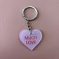 Valentines Heart Keychain