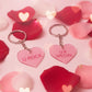 Valentines Heart Keychain